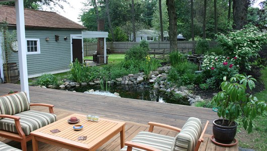 Another view of the deck shown 7 months later.