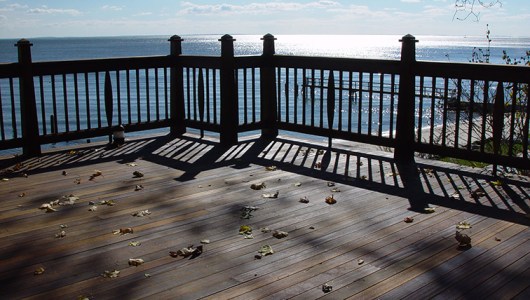 Mahogany Deck with medium brown finish