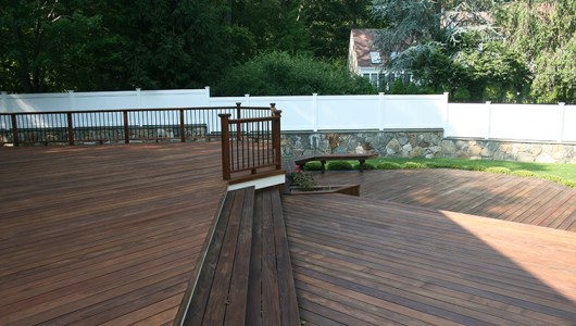 3,000 square foot ipé deck