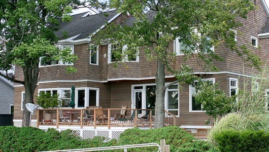 Western red cedar shake home after photo.